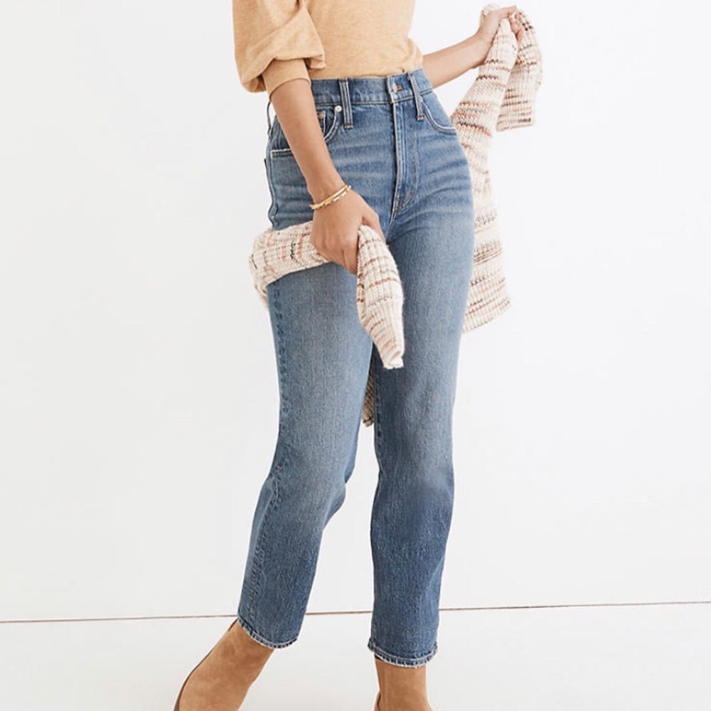 Madewell perfect vintage jean in Belbury wash. Size 27. New, no tags.